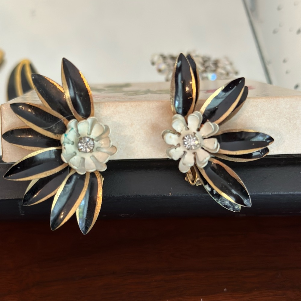 Lot of 18 pairs of vintage (50’s-80’s) costume jewelry CLIP ON